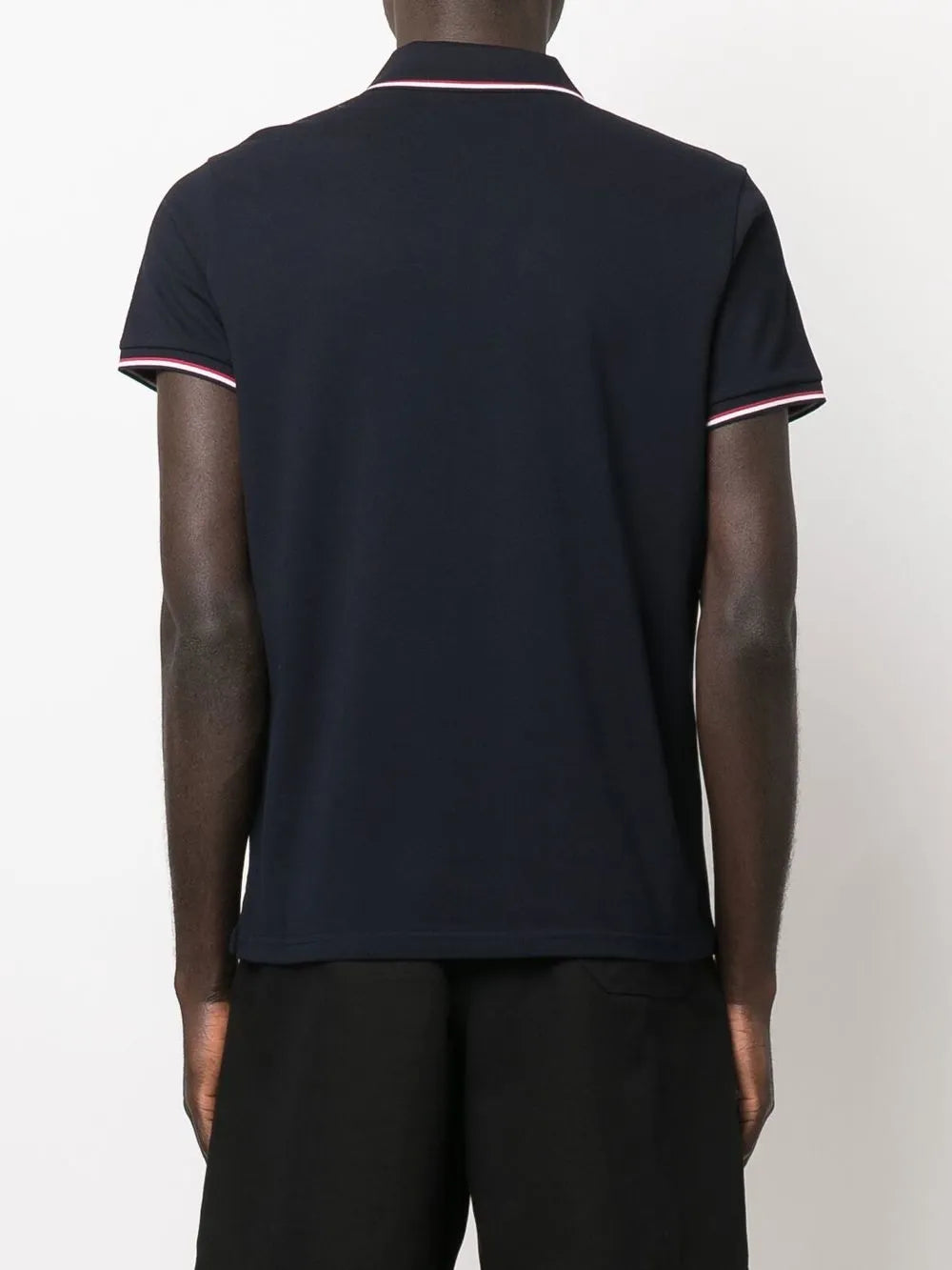 Logo patch polo shirt-MONCLER-Verso