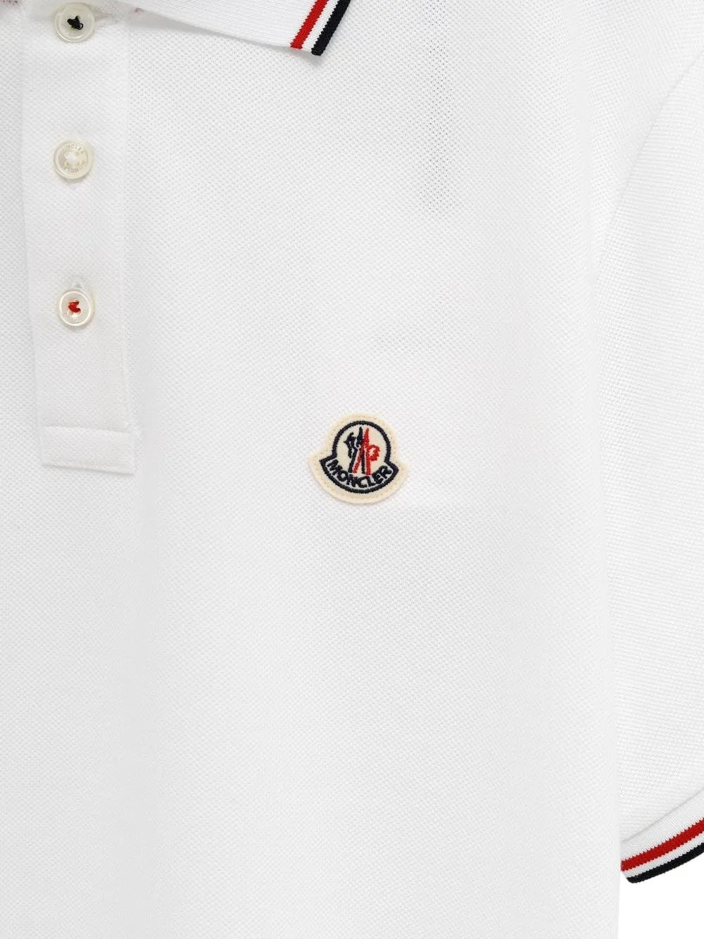 Logo-patch polo shirt-MONCLER-Verso