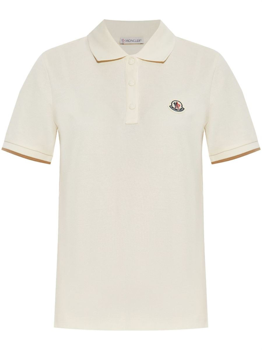 LOGO-PATCH POLO SHIRT -  MONCLER -  Verso