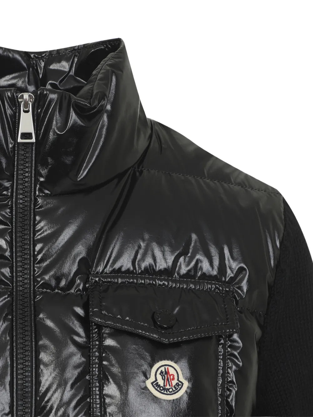 Logo-patch puffer jacket-MONCLER-Verso