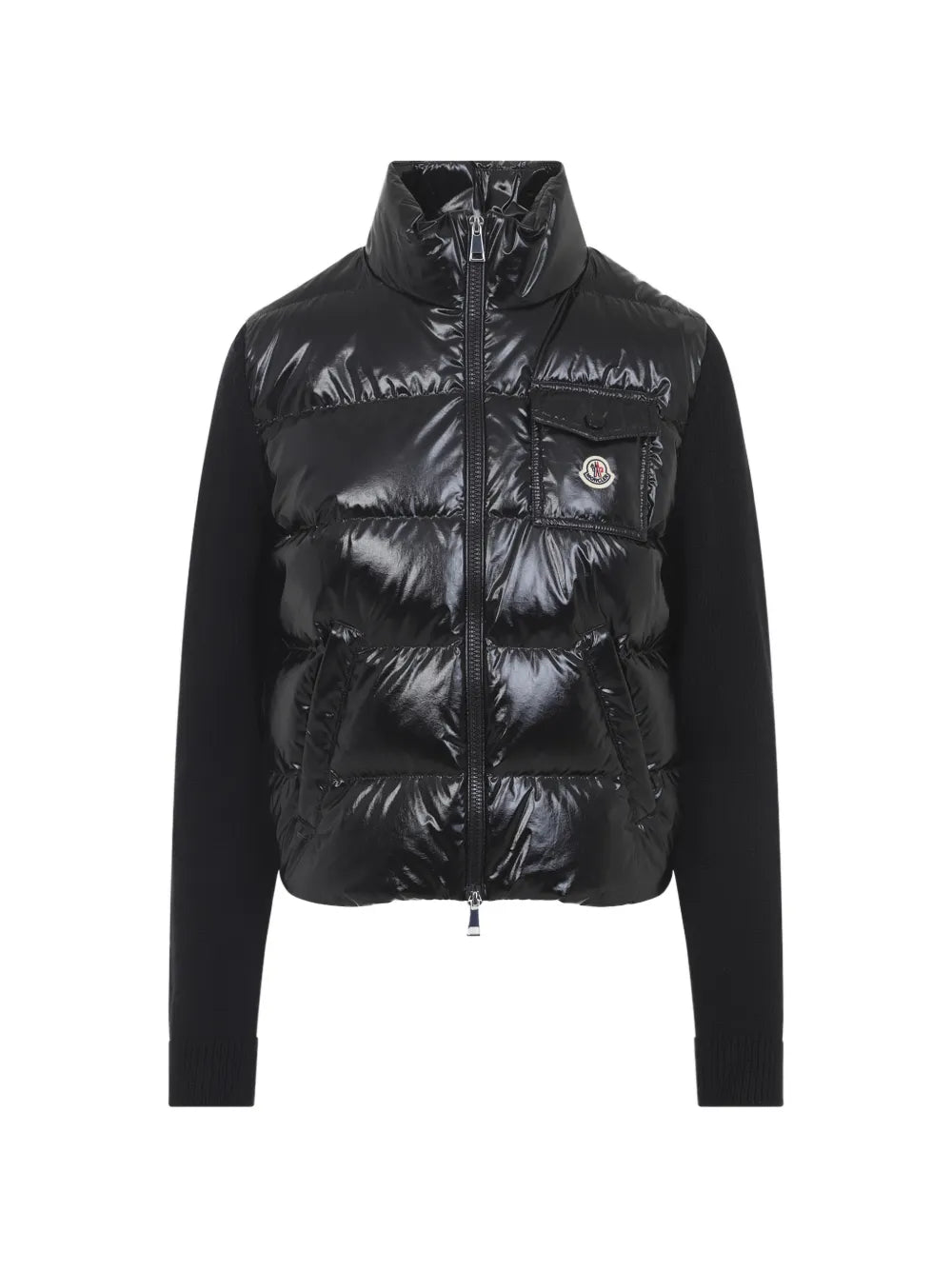 Logo-patch puffer jacket-MONCLER-Verso