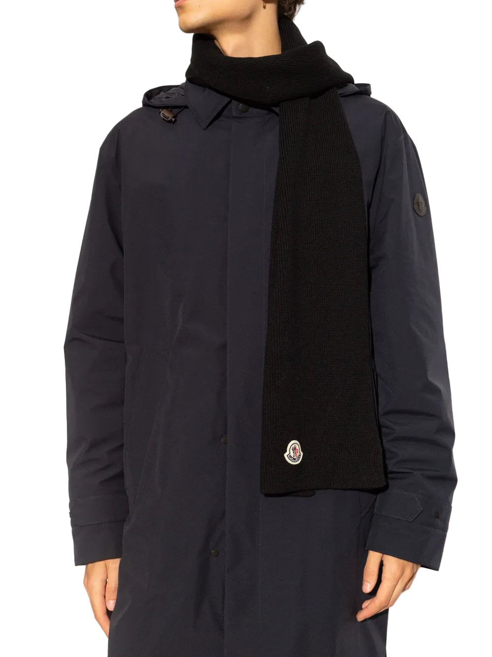 Logo-patch scarf-MONCLER-Verso