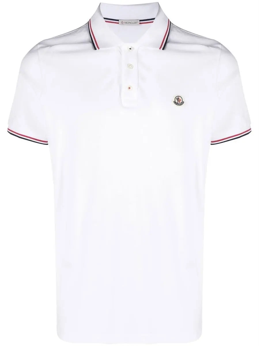 LOGO-PATCH SHORT-SLEEVE POLO SHIRT MONCLER