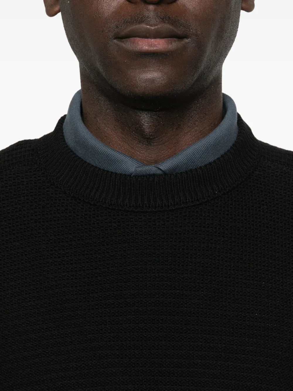 Logo-patch sweater-STONE ISLAND-Verso