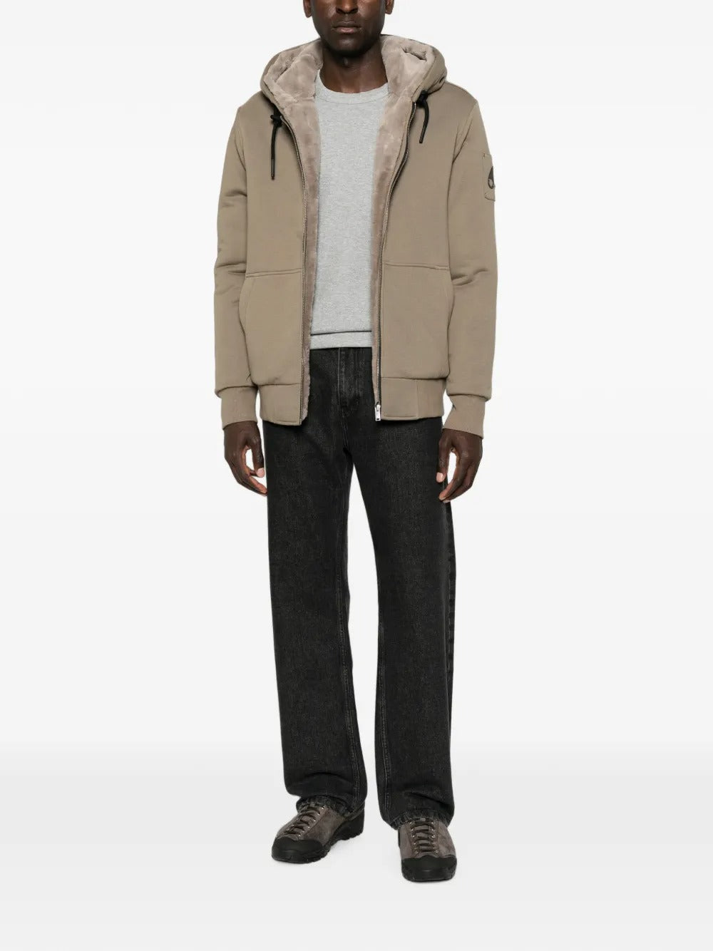 Logo-patch sweatshirt-MOOSE KNUCKLES-Verso