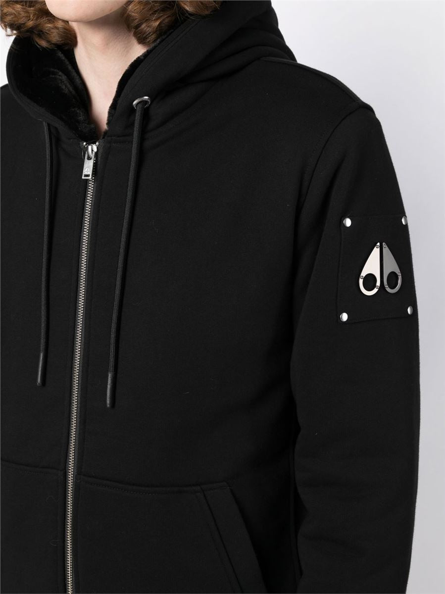 Logo-patch sweatshirt-MOOSE KNUCKLES-Verso