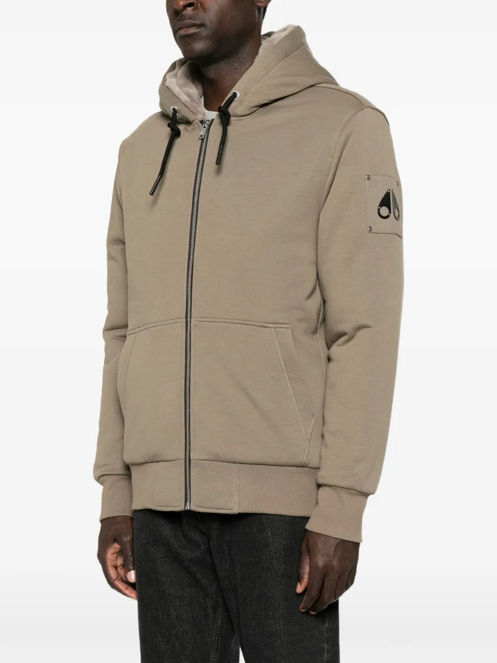 Logo-patch sweatshirt-MOOSE KNUCKLES-Verso