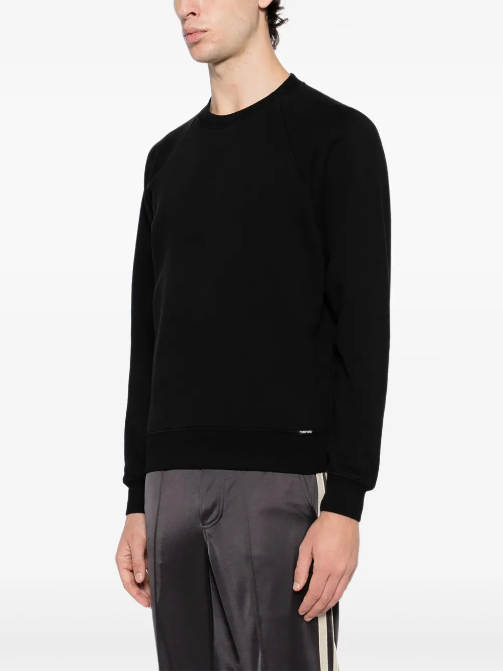 Logo-patch sweatshirt-TOM FORD-Verso