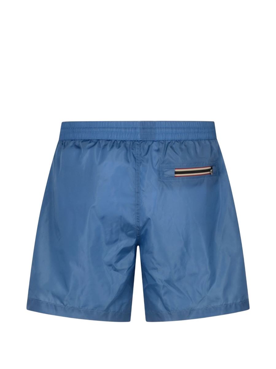 Logo-patch swim shorts-MONCLER-Verso