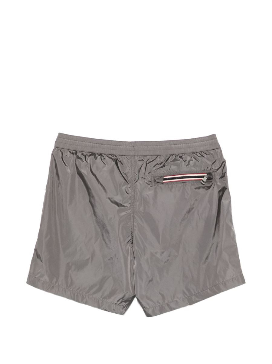 Logo-patch swim shorts-MONCLER-Verso