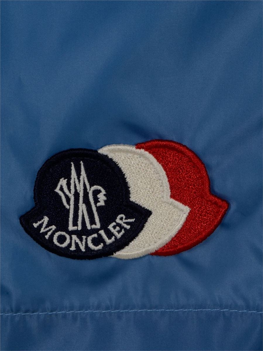 Logo-patch swim shorts-MONCLER-Verso
