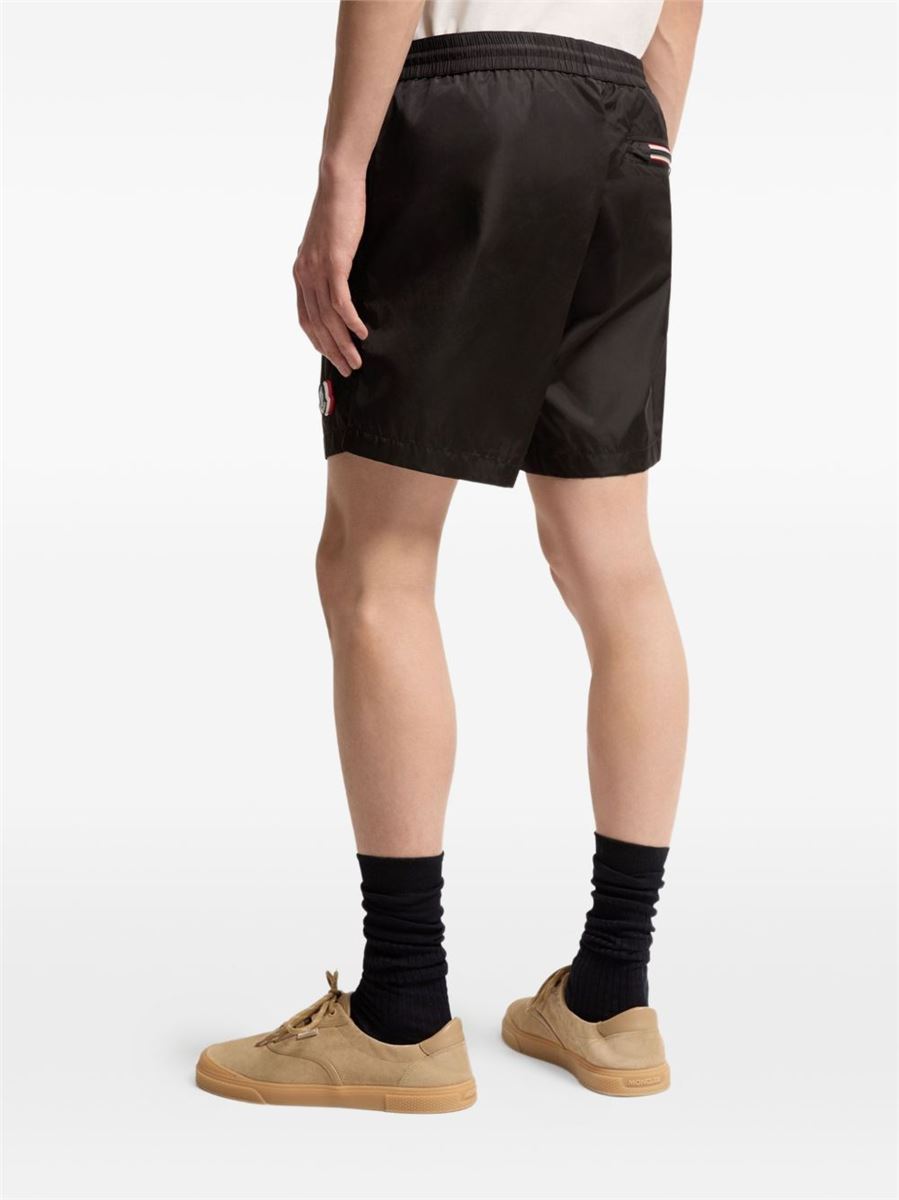 Logo-patch swim shorts-MONCLER-Verso
