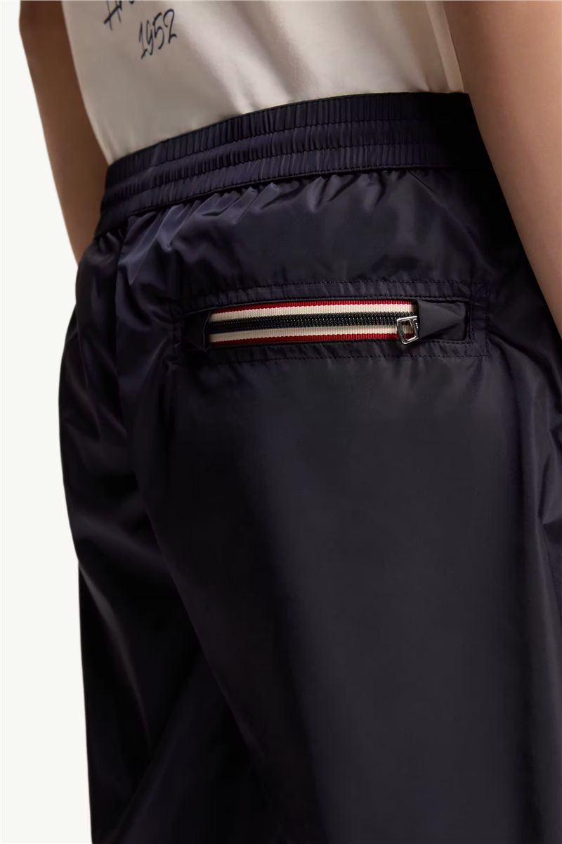 Logo patch swim shorts-MONCLER-Verso