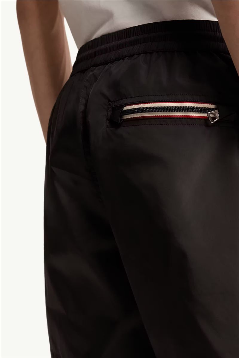 Logo patch swim shorts-MONCLER-Verso
