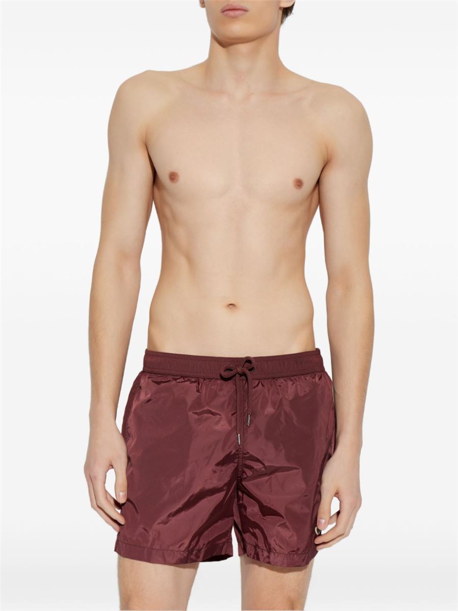 Logo-patch swimming shorts | black | farfetch be-MONCLER-Verso