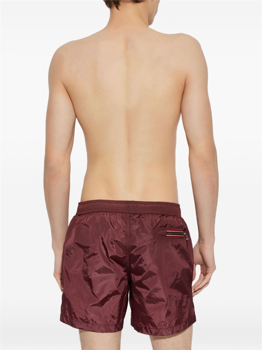 Logo-patch swimming shorts | black | farfetch be-MONCLER-Verso