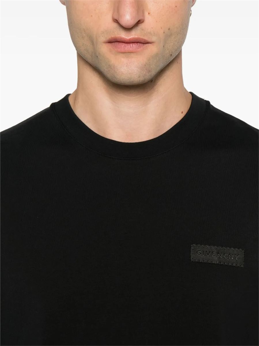 Logo-patch t-shirt-GIVENCHY-Verso
