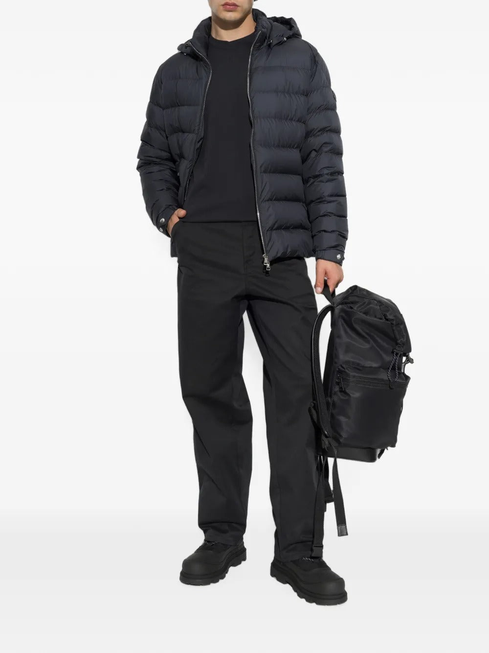 Logo-patch t-shirt-MONCLER-Verso