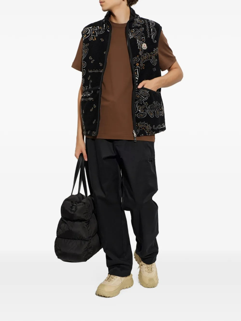 Logo-patch t-shirt-MONCLER-Verso