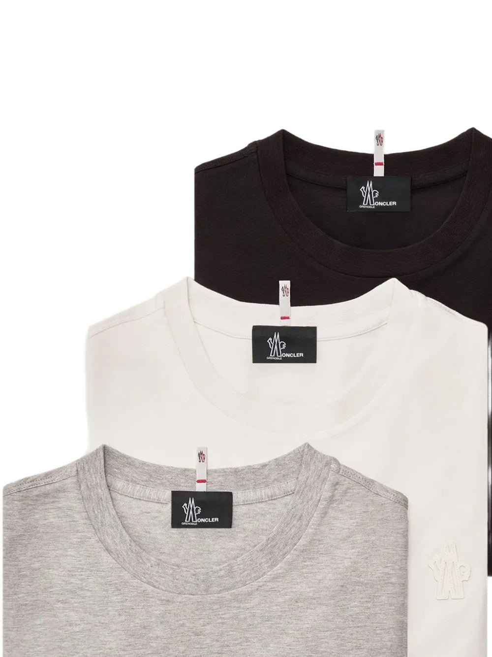 Logo-patch t-shirt (set of three)-MONCLER-Verso