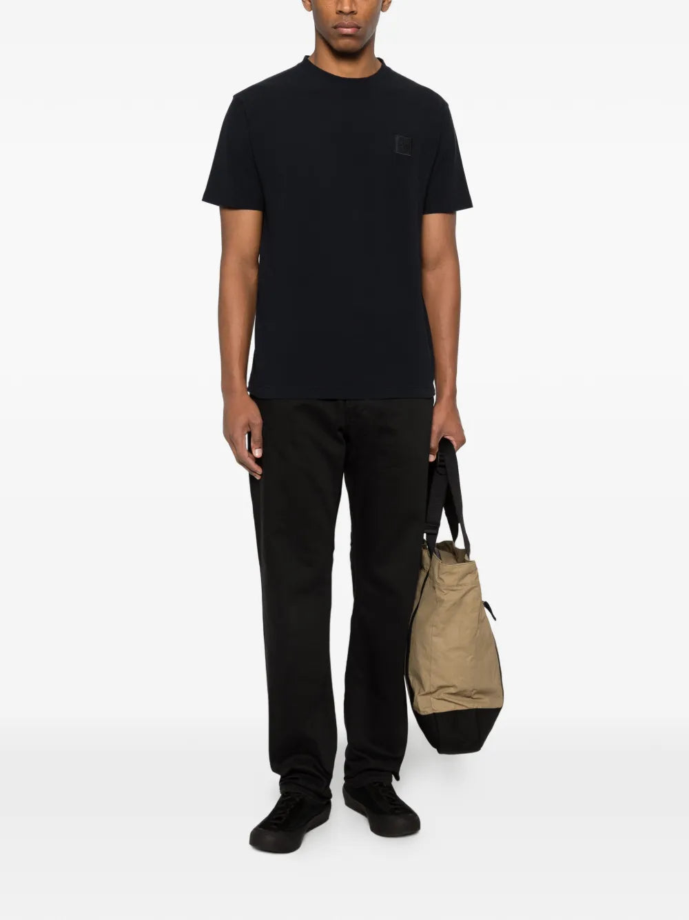 Logo- patch t-shirt-STONE ISLAND-Verso