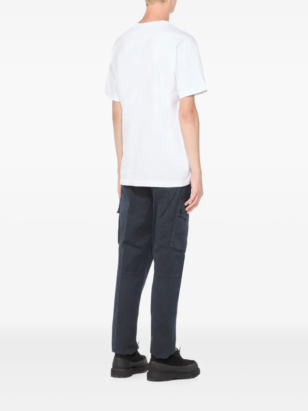 Logo-patch T-shirt-STONE ISLAND-Verso