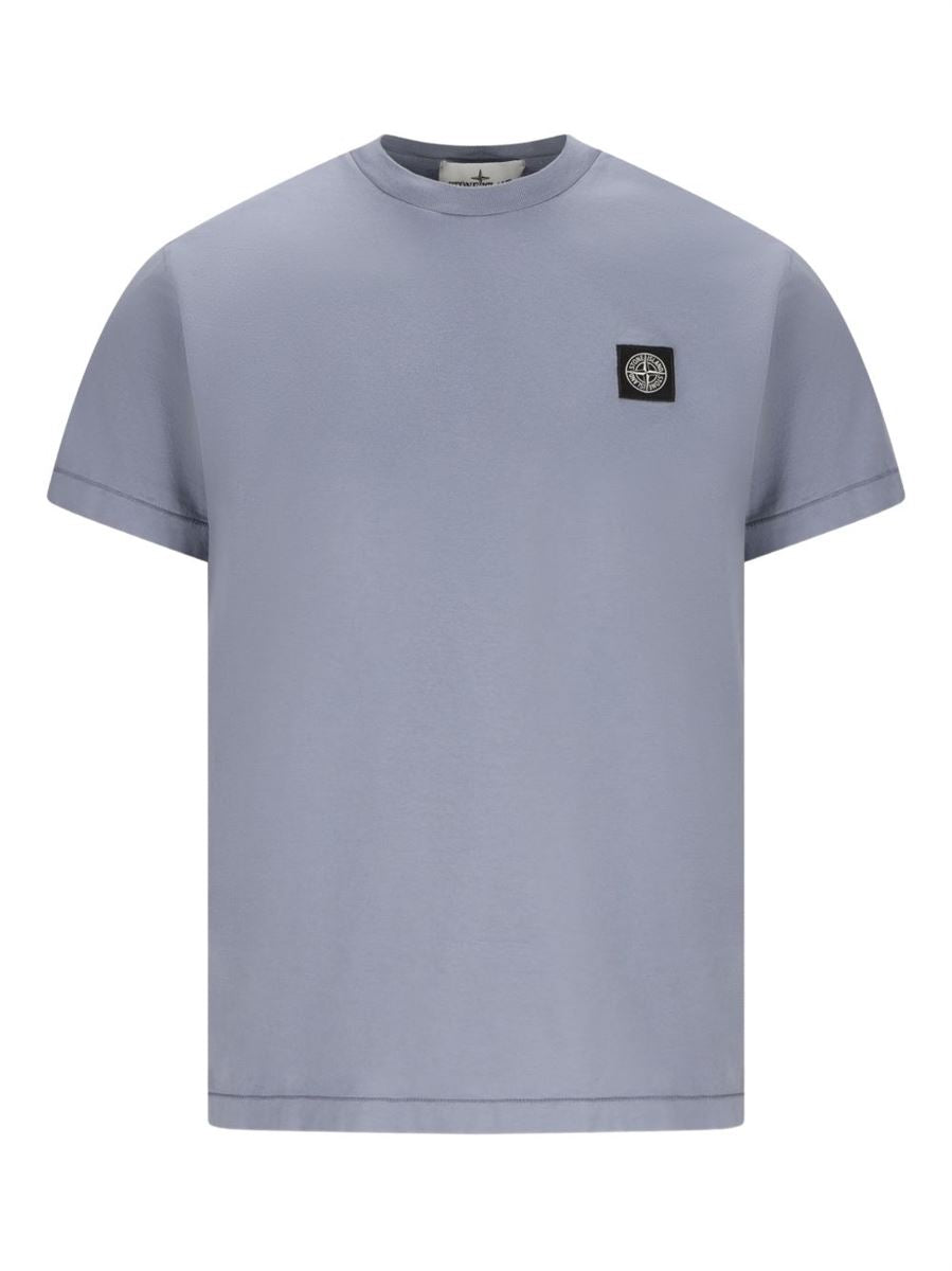 Logo-patch t-shirt-STONE ISLAND-Verso