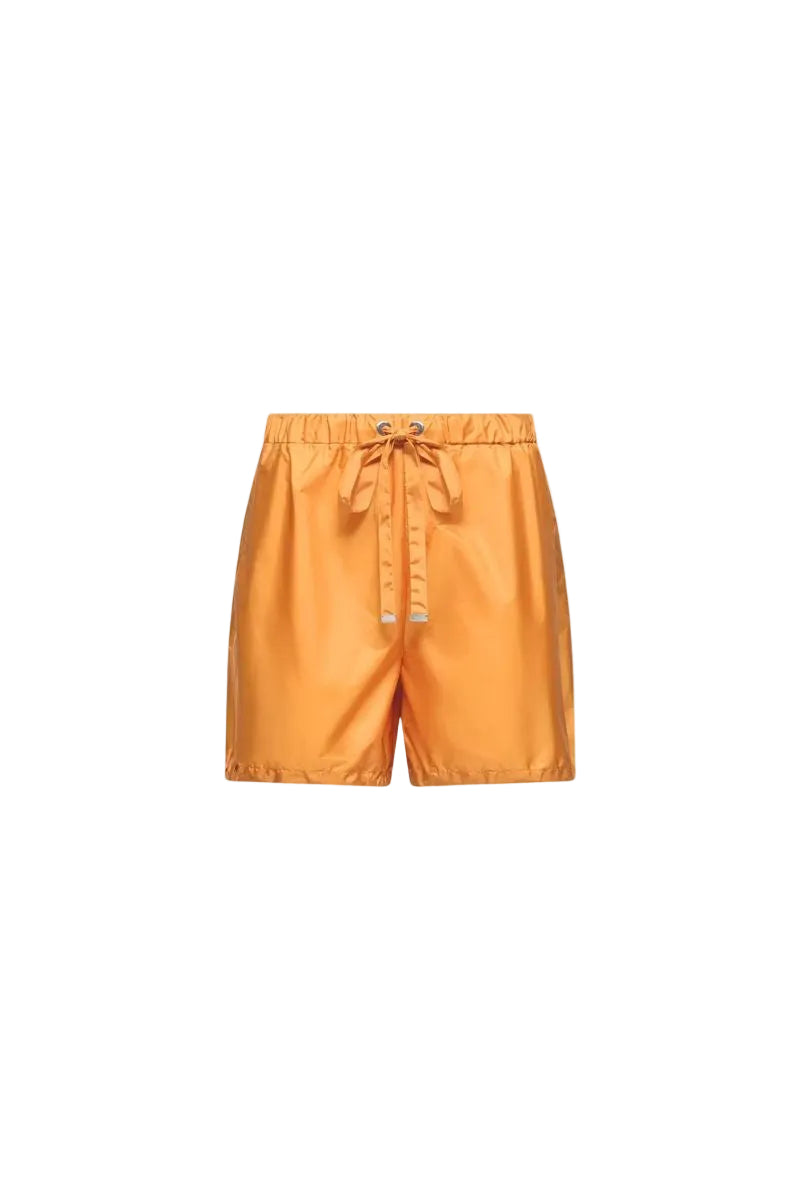 Logo patch taffeta shorts-MONCLER-308164-36-Verso