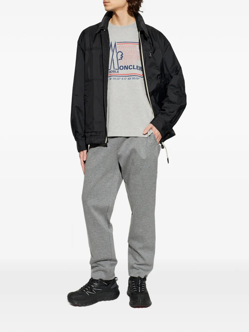 Logo-patch track pants-MONCLER-Verso