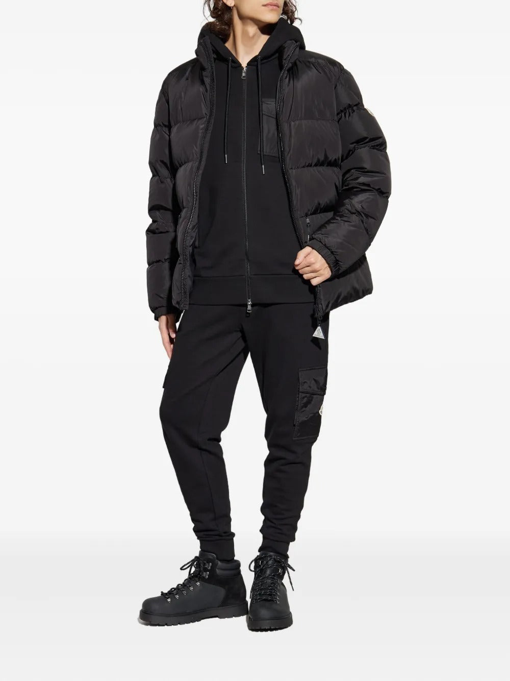Logo-patch Track Pants-MONCLER-Verso