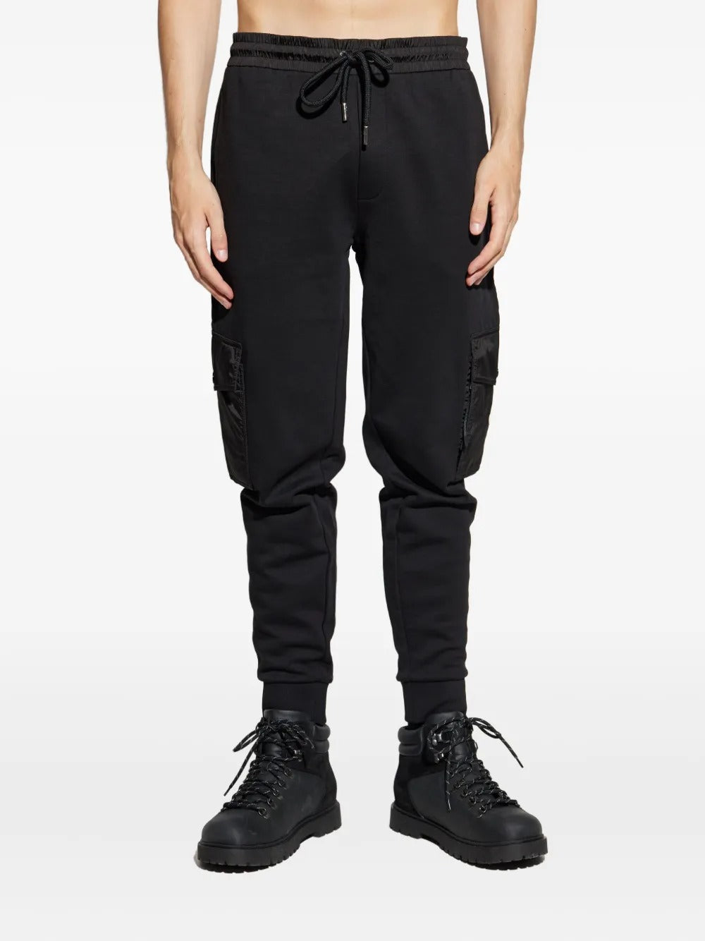 Logo-patch track pants