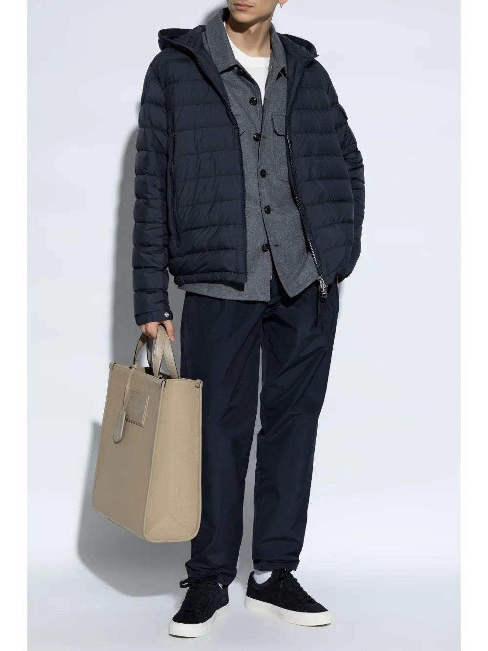 Logo-patch trousers-MONCLER-Verso