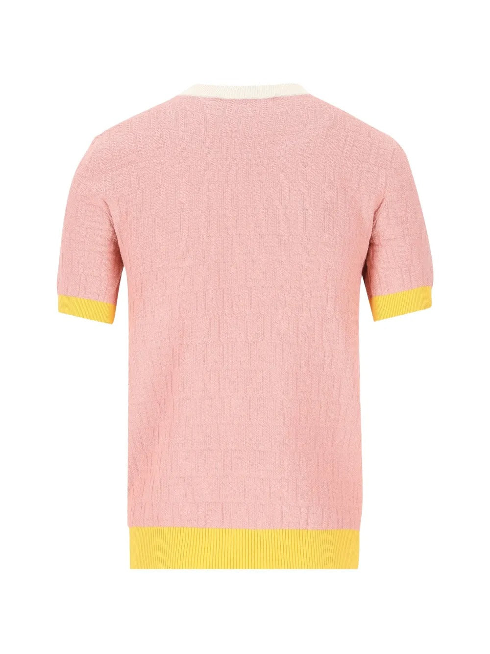 Logo-pattern t-shirt-FENDI-Verso