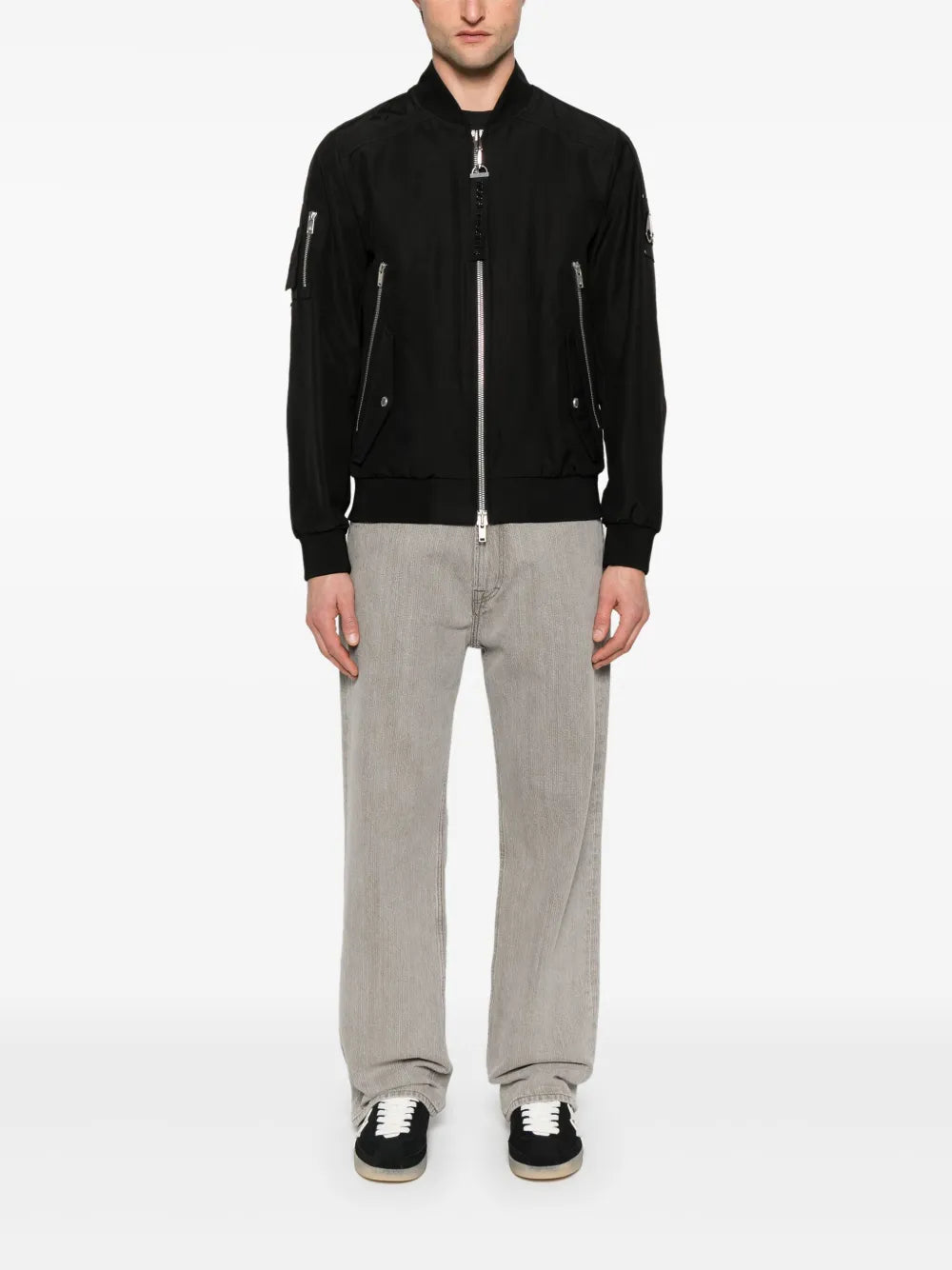 Logo-plaque Bomber Jacket-MOOSE KNUCKLES-Verso