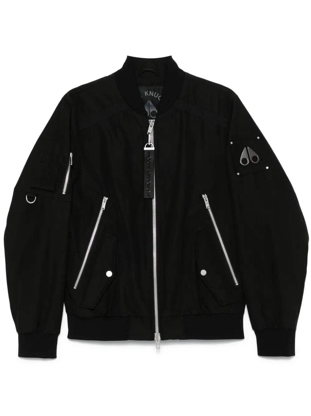 Logo-plaque Bomber Jacket-MOOSE KNUCKLES-Verso