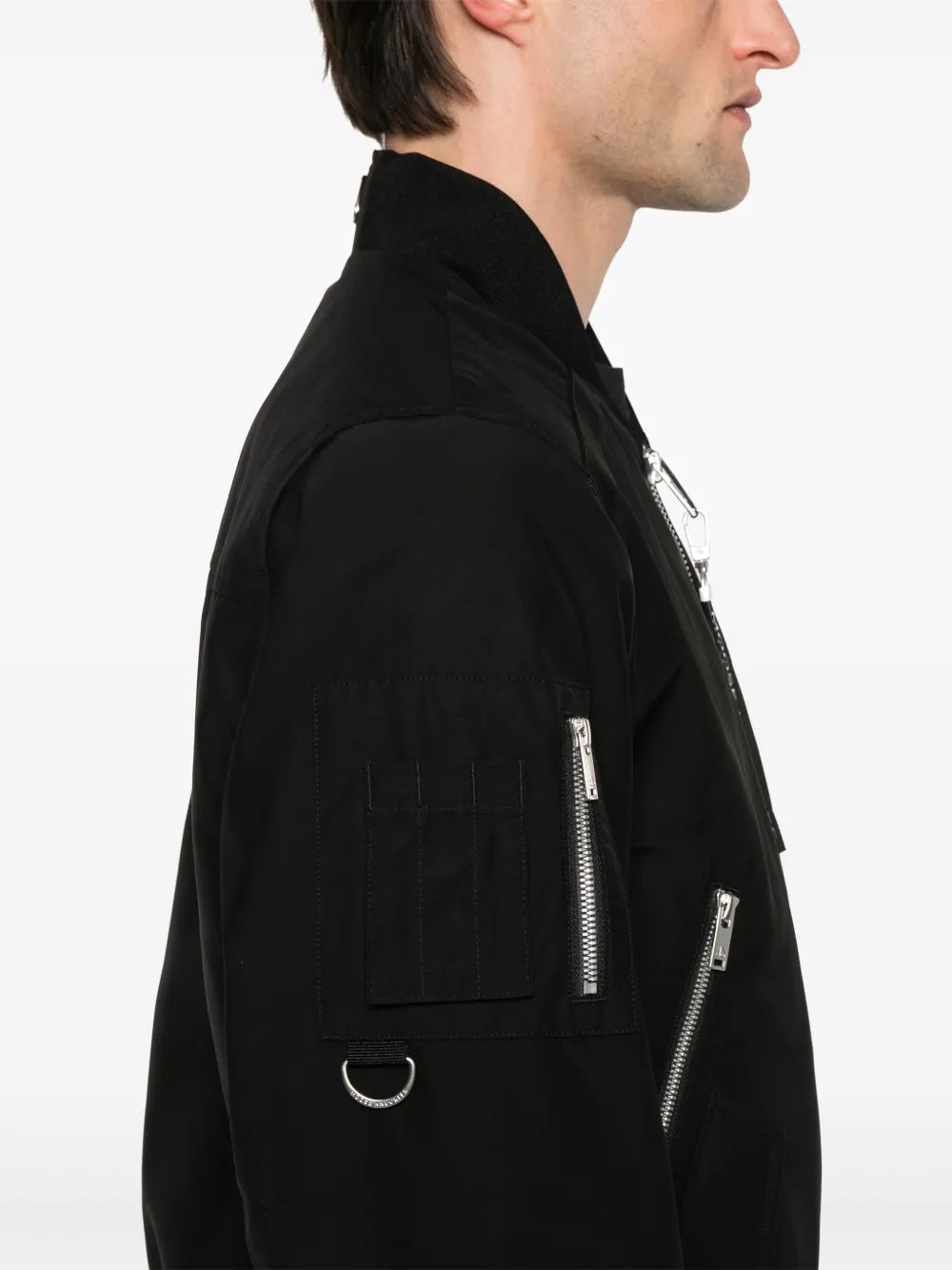 Logo-plaque Bomber Jacket-MOOSE KNUCKLES-Verso