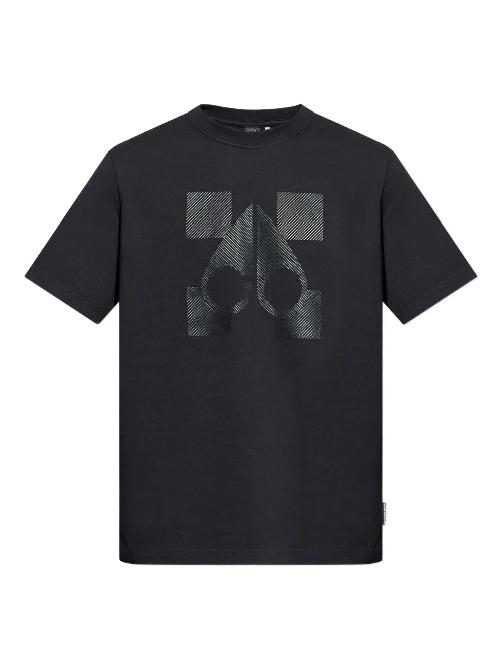 Logo-plaque Cotton T-shirt-MOOSE KNUCKLES-Verso