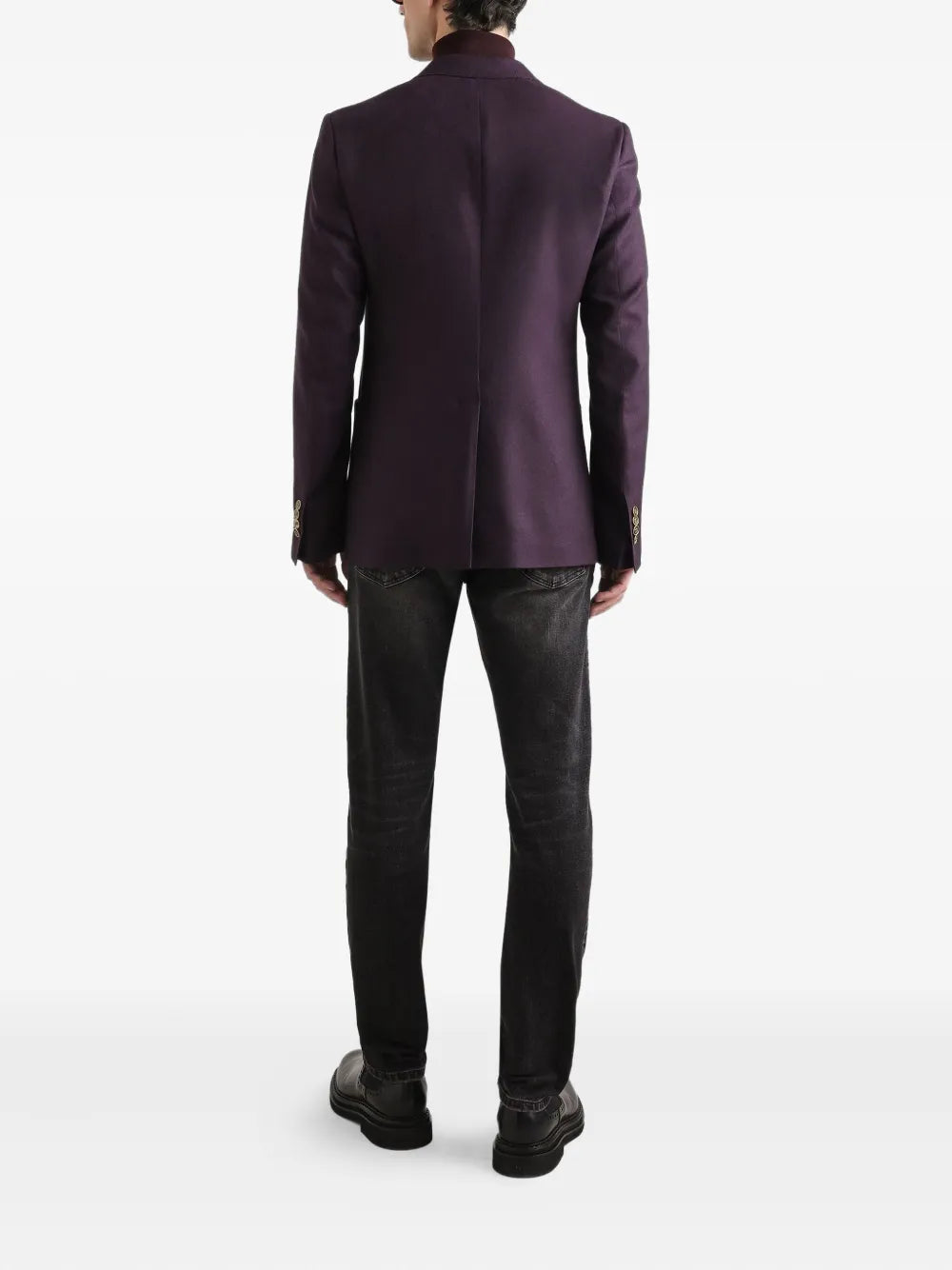 Logo-plaque Faded Jeans-DOLCE & GABBANA-Verso