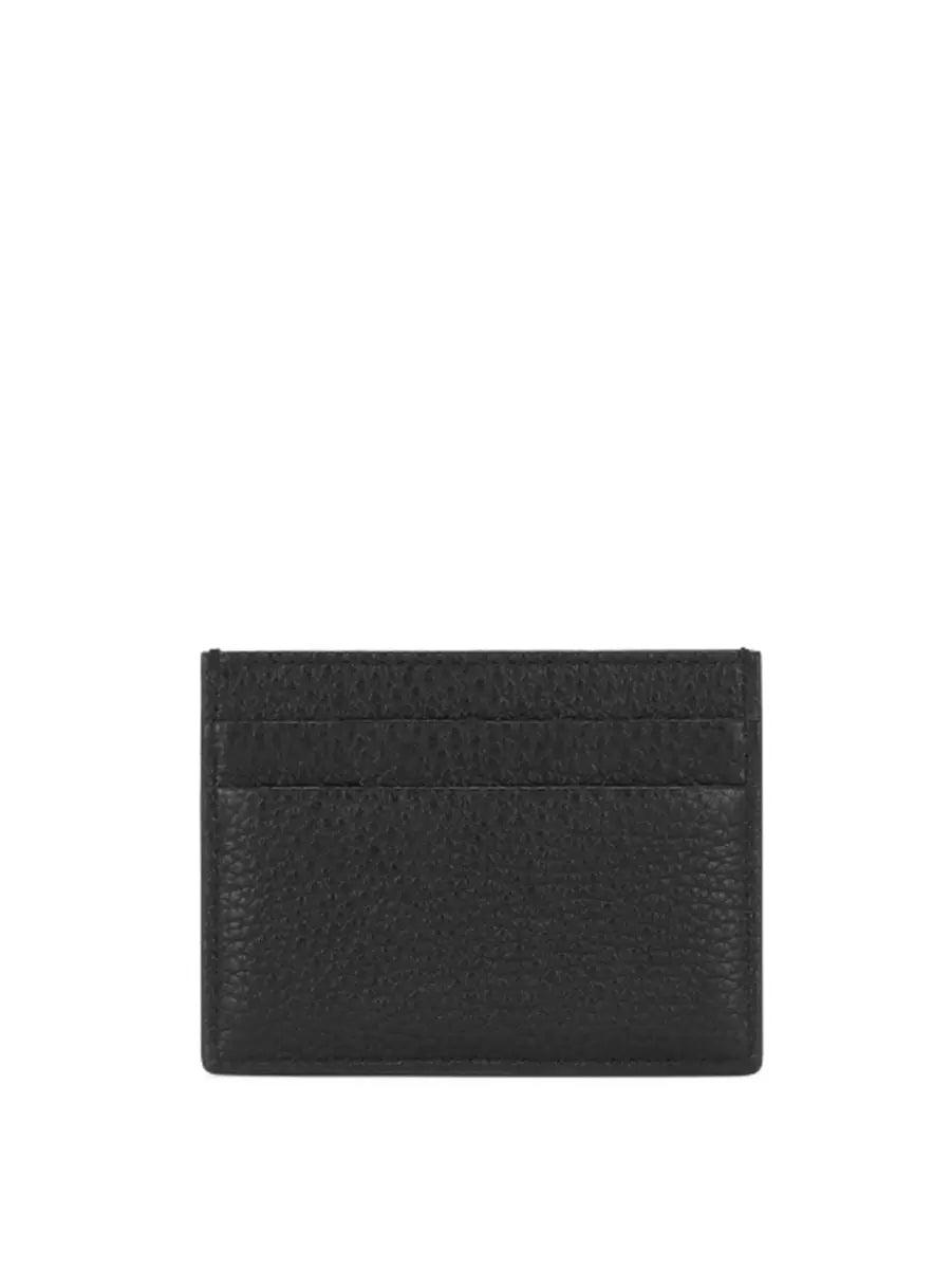 LOGO-PLAQUE LEATHER CARDHOLDER DOLCE & GABBANA