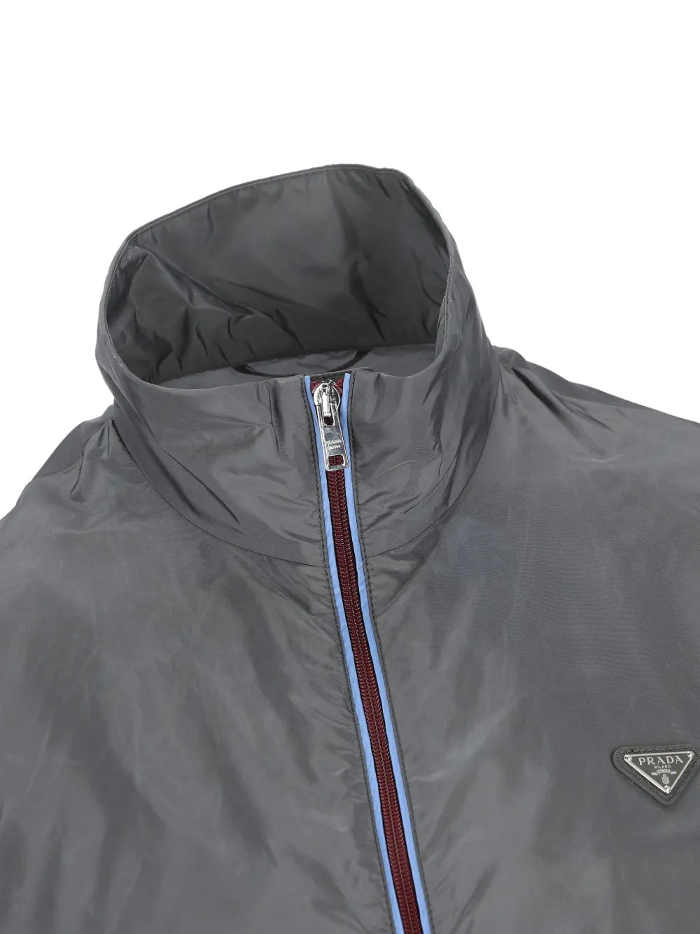 Logo plaque raincoat-PRADA-Verso