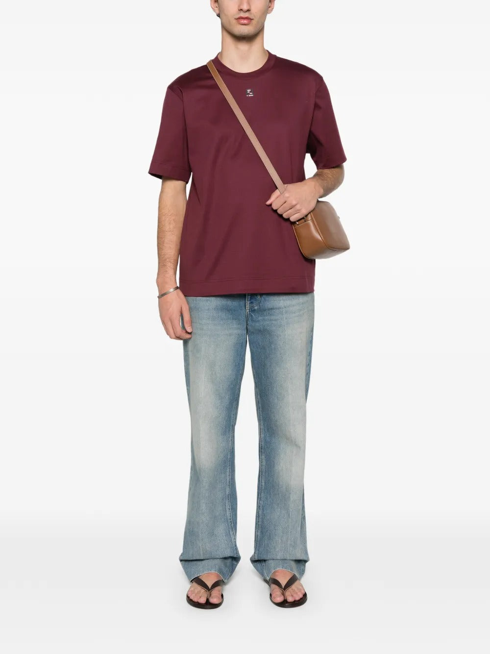 Logo-plaque T-shirt-FENDI-Verso