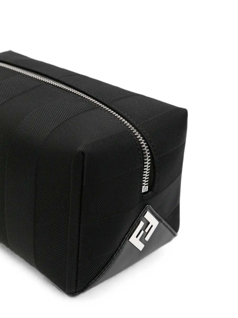 Logo-plaque wash bag-FENDI-Verso