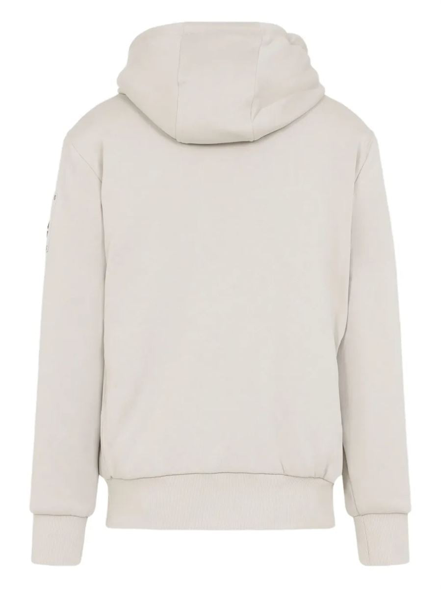 Logo-plaque Zip-up Hoodie-MOOSE KNUCKLES-Verso