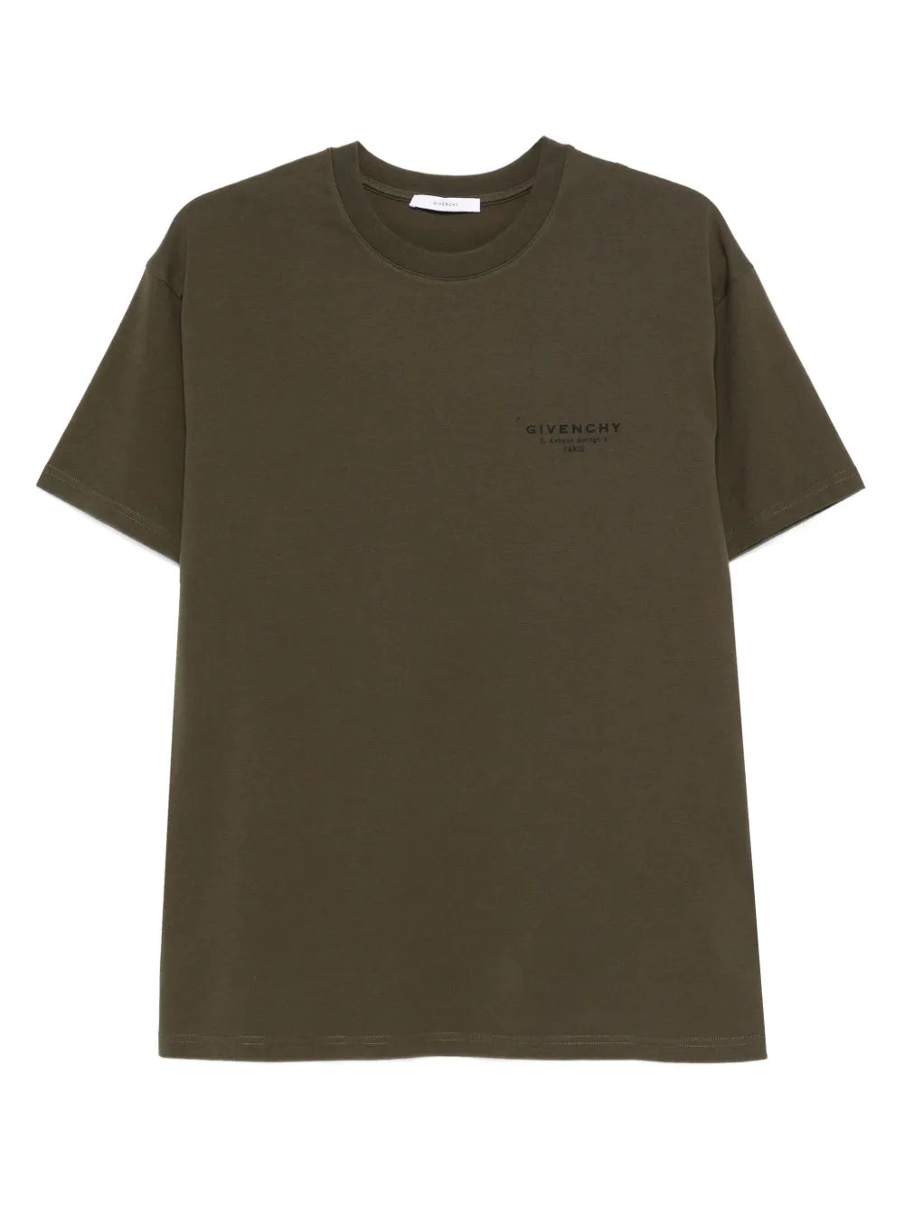 Logo-print cotton t-shirt-GIVENCHY-Verso