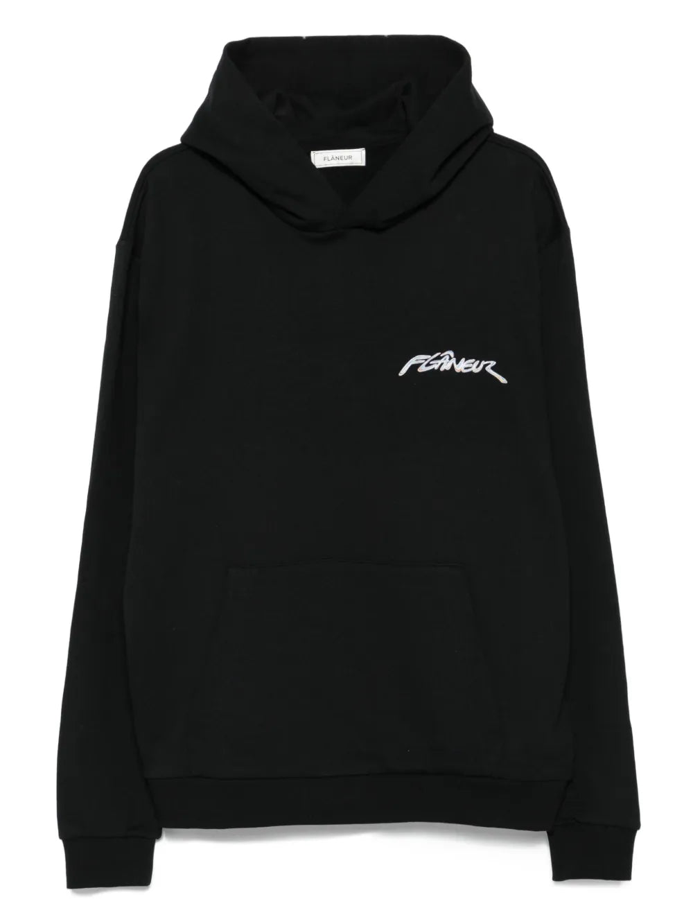 Logo-print hoodie-FLÂNEUR-Verso