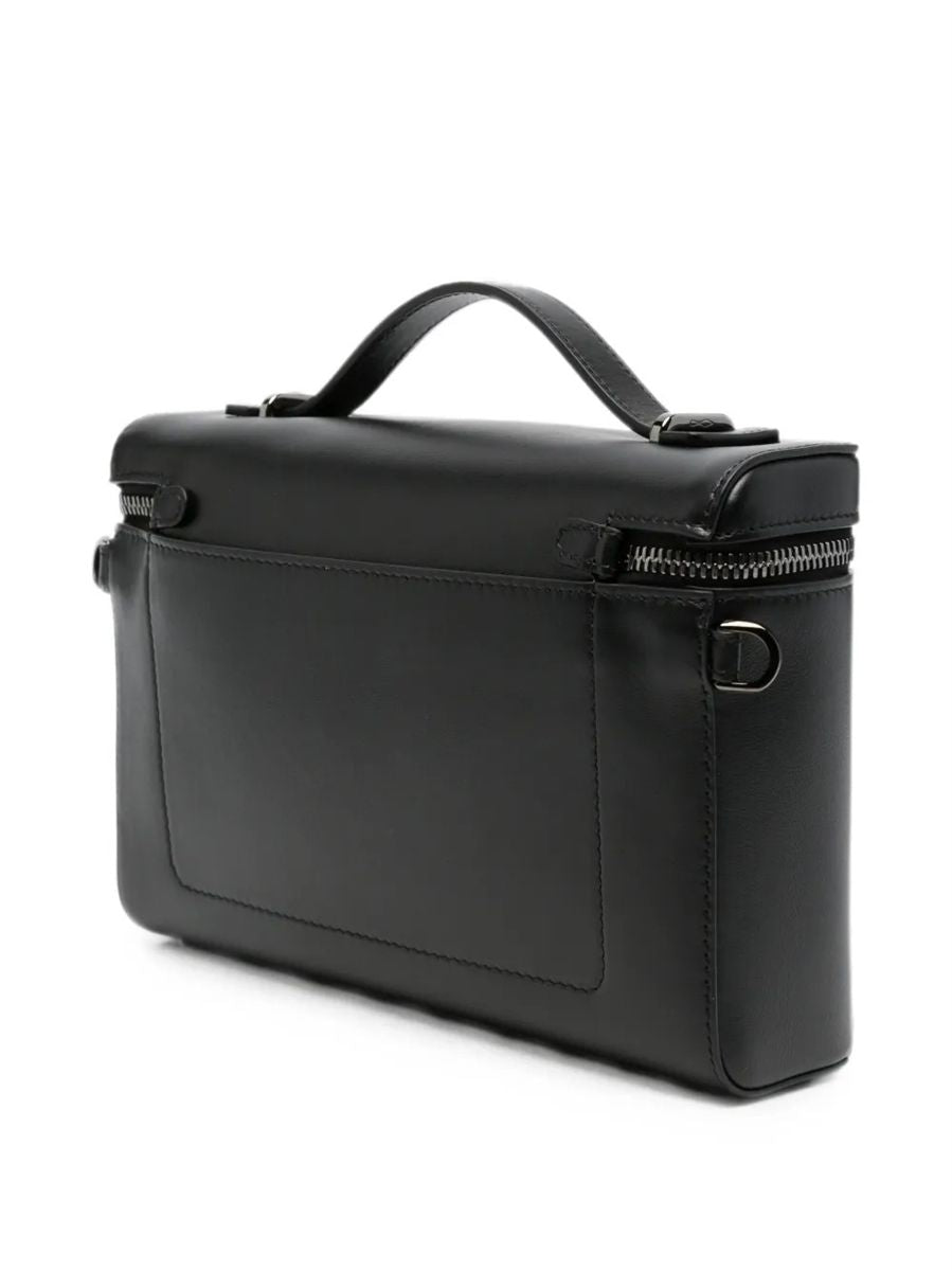 Logo-print leather shoulder bag-LOUBOUTIN-Verso