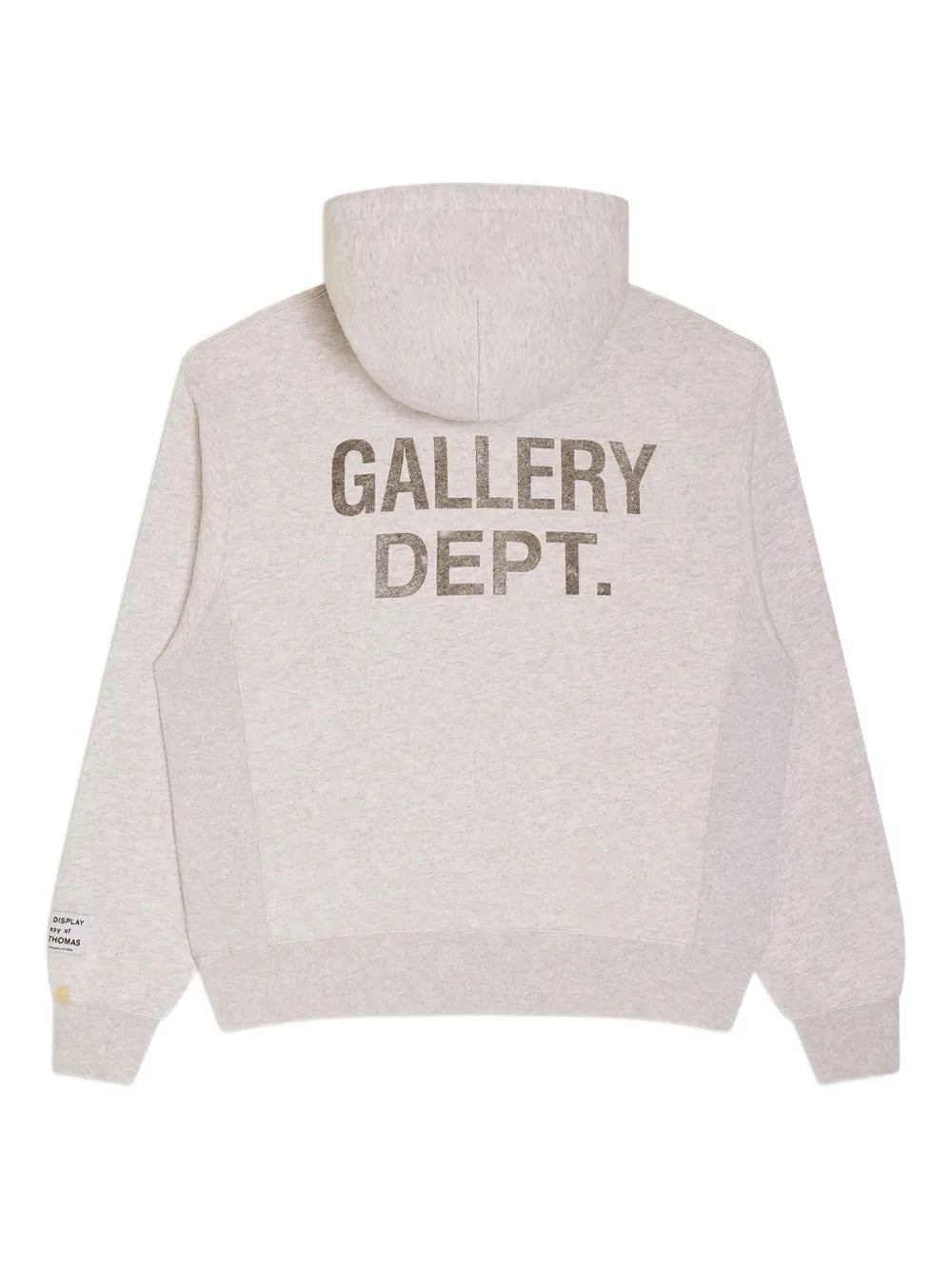 Logo-print long-sleeve hoodie-GALLERY DEPT.-Verso