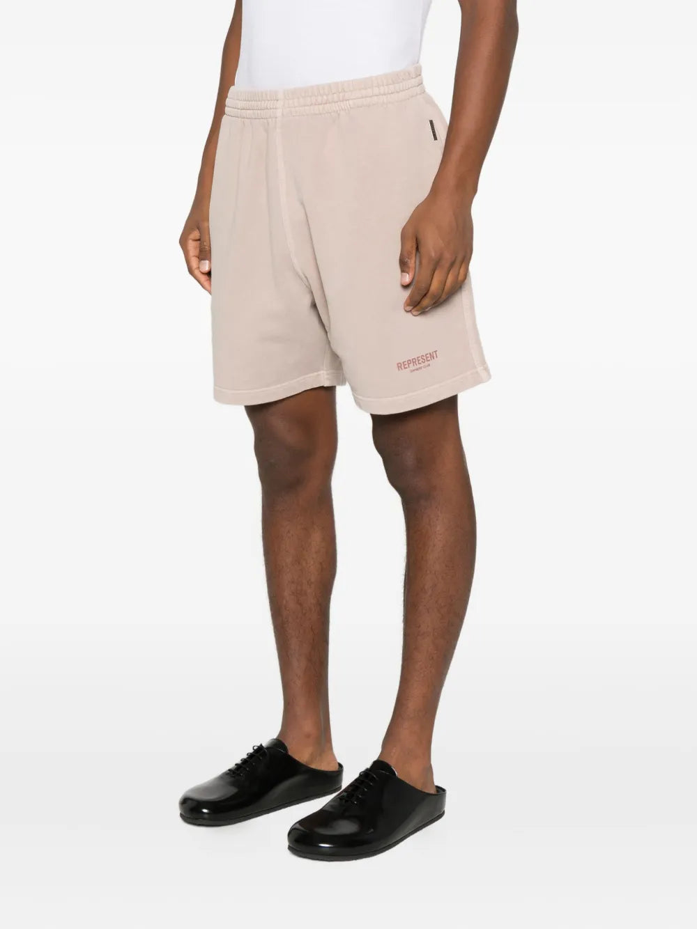 Logo-print shorts-REPRESENT-Verso