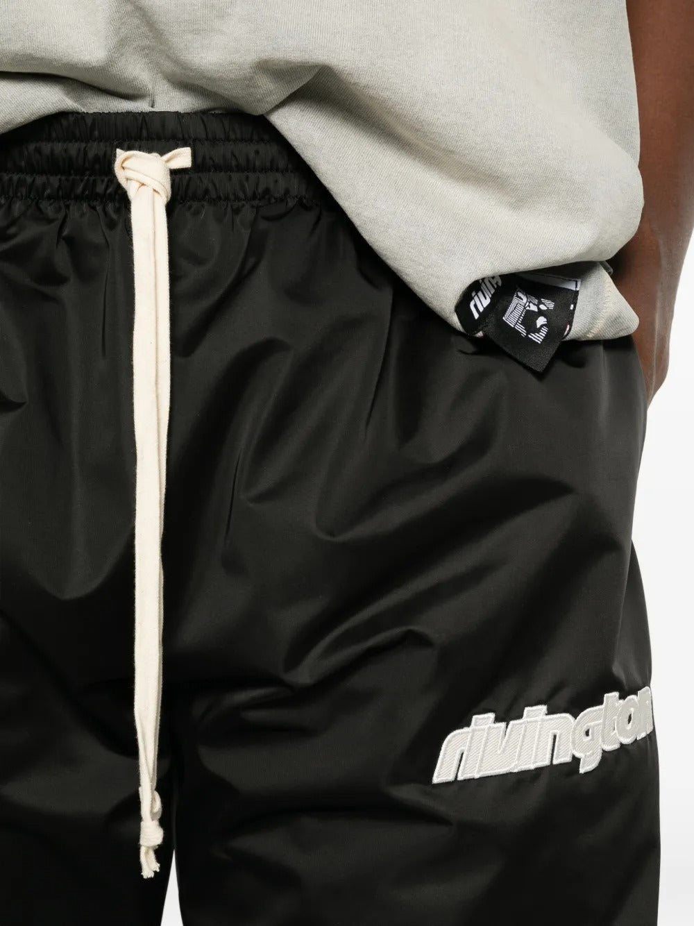 Logo-print side-stripe track pants