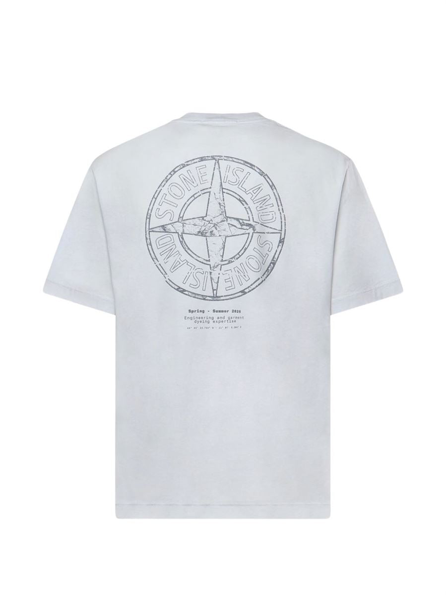 Logo-print t-shirt-STONE ISLAND-Verso